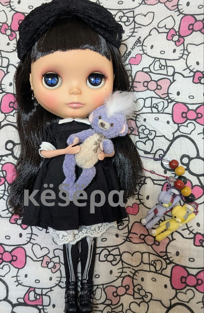 Blythe カスタム 黒服 ゴシックスタイル