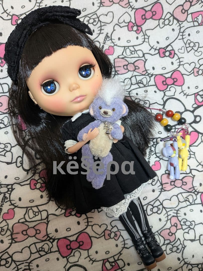Blythe カスタム 黒服 ゴシックスタイル
