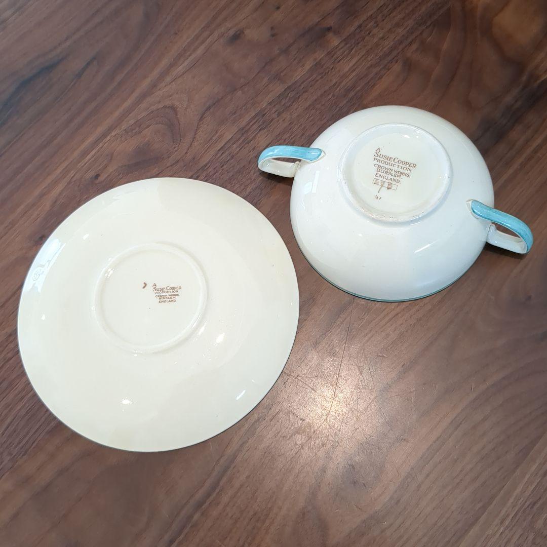 スージークーパー　スープカップ＆ソーサー