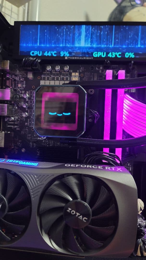 ゲーミングPC 3面ガラス i7-14700F 4070 SignalRGB連動