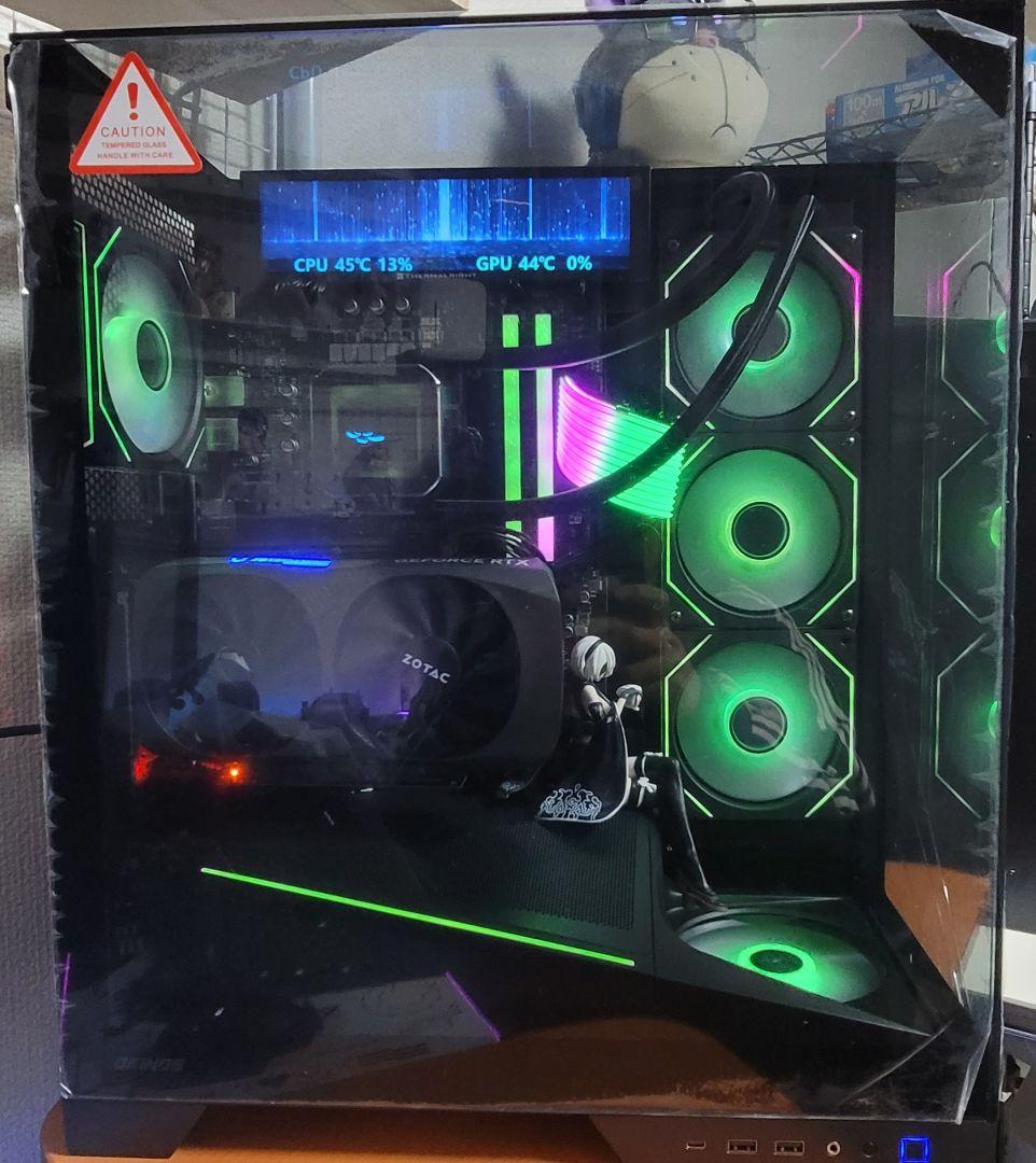 ゲーミングPC 3面ガラス i7-14700F 4070 SignalRGB連動