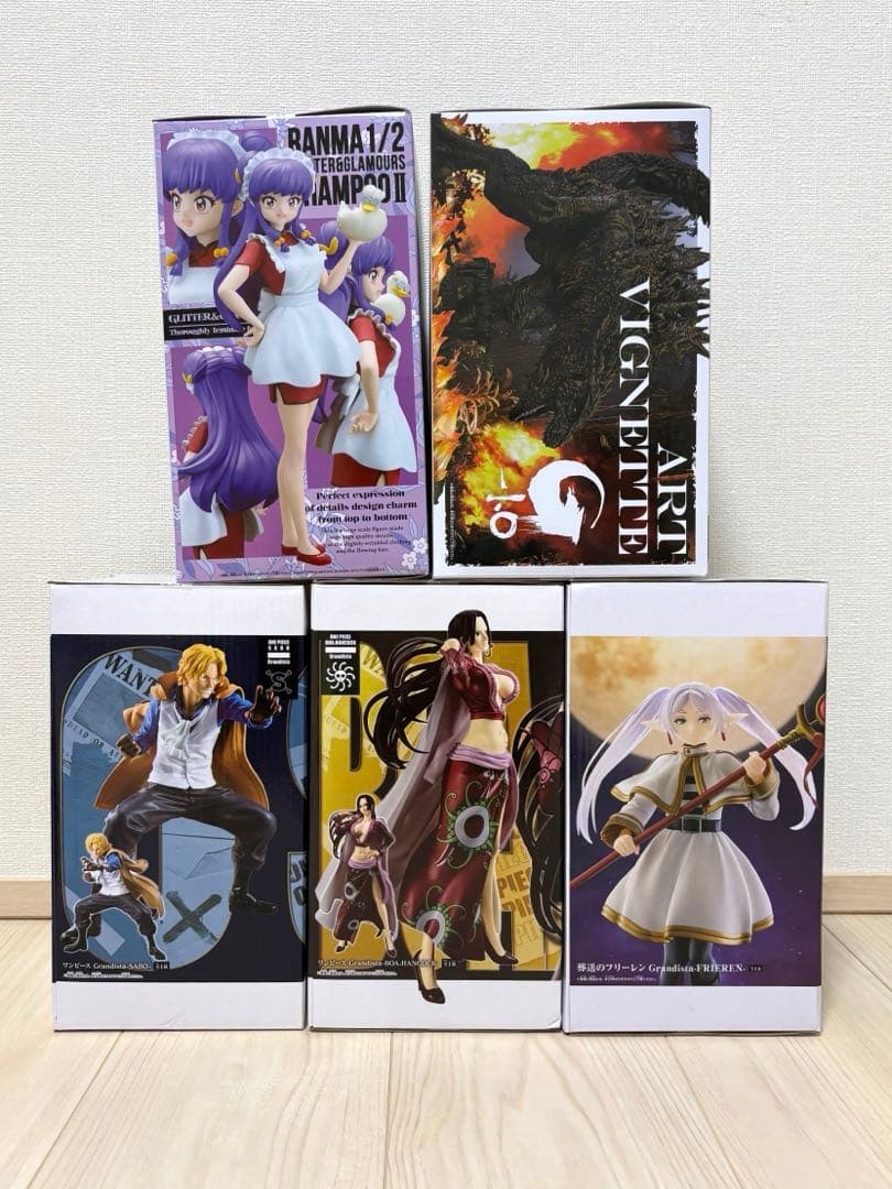 新品未開封 プライズフィギュア5体まとめ売り