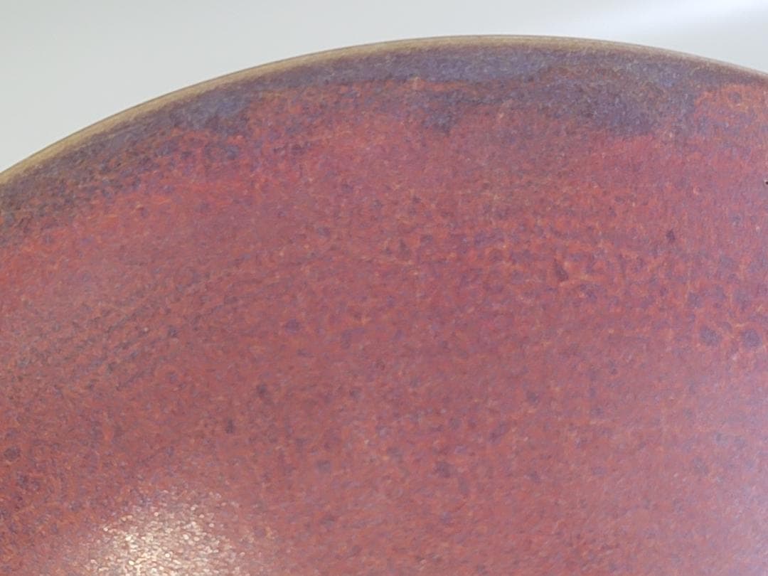 鈞窯　天藍釉紫斑　茶碗