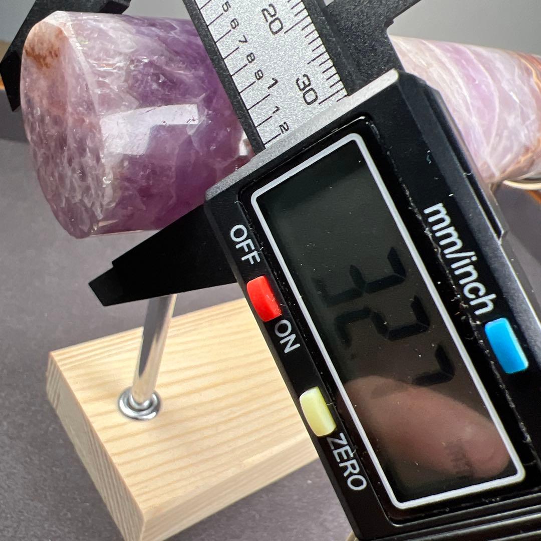 天然石　クレイジーレースアメジスト　ブレスレットスタンド