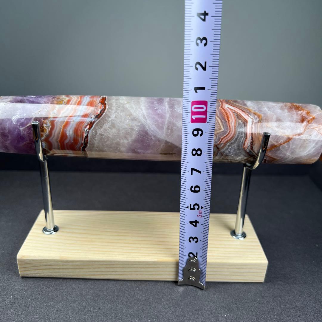 天然石　クレイジーレースアメジスト　ブレスレットスタンド