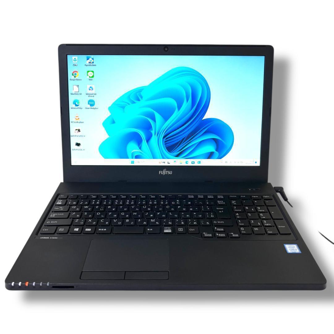 475/第8世代/富士通/ノートパソコン/8GB/SSD/512GB/i3