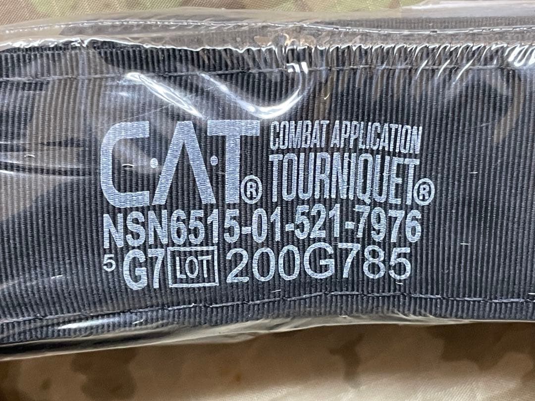 止血帯、CAT、第7世代、陸上自衛隊バージョン、ターニケット、新品、実物、正規品