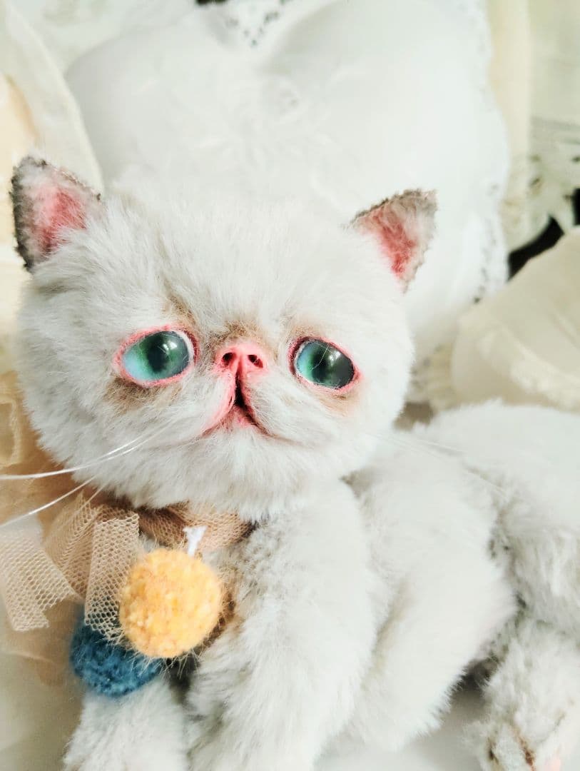 家族募集❤まん丸可愛い子猫ちゃん♡アートドール♡ぬいぐるみ♡
