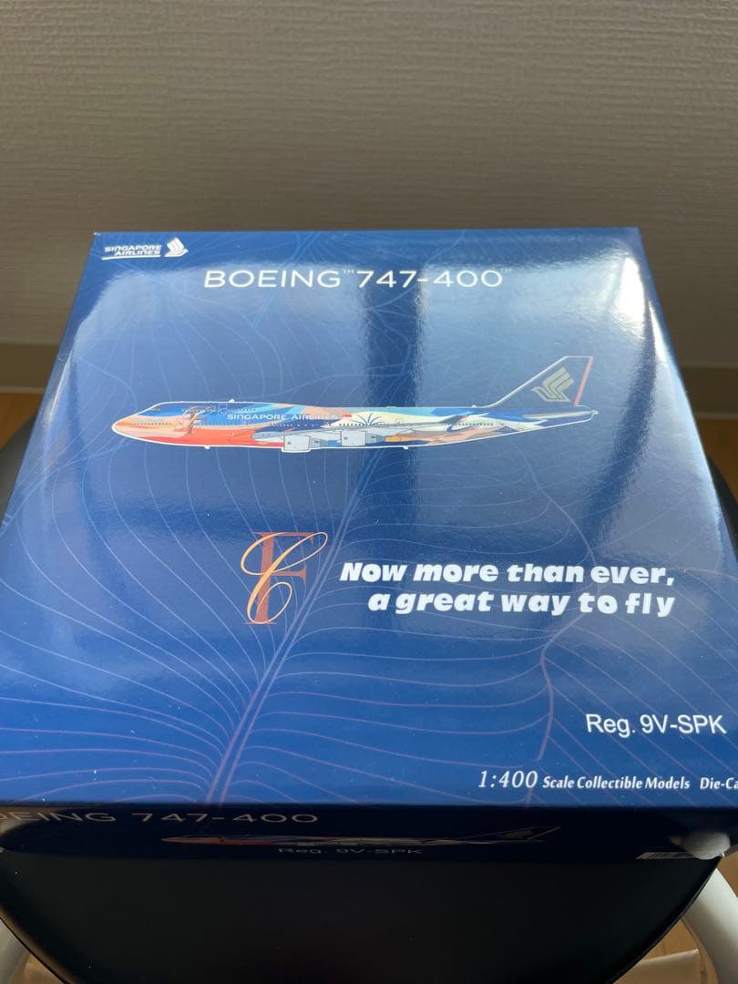 NG Models 1:400 B747-400 シンガポール航空 9V-SPK