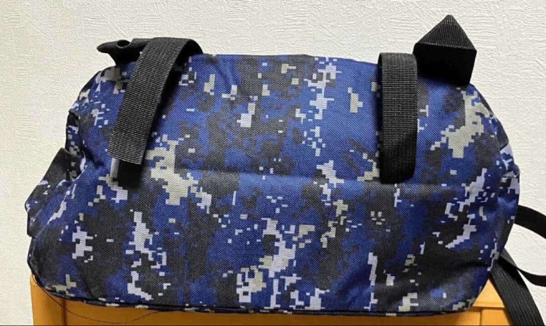 新品未使用品 青迷彩 海上自衛隊 タイプ 迷彩 デジタル バックパック ワッペン
