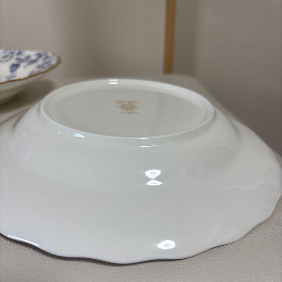 新品Noritake blue 深皿23cm 2枚 +C&S3客