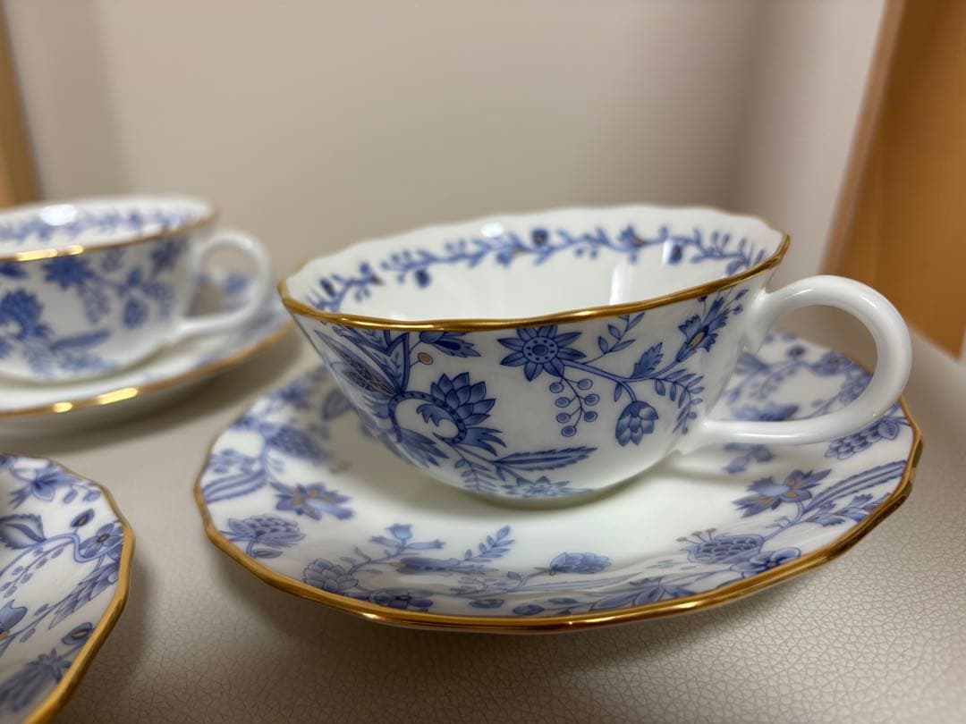 新品Noritake blue 深皿23cm 2枚 +C&S3客
