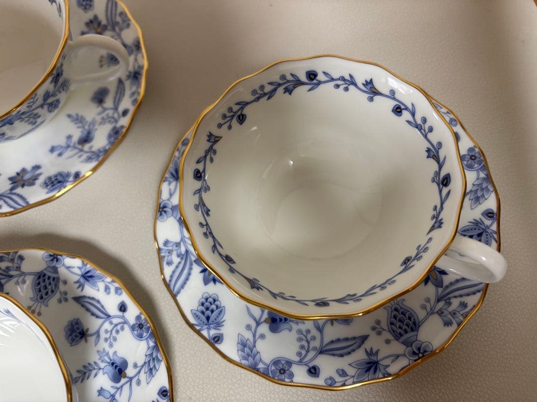 新品Noritake blue 深皿23cm 2枚 +C&S3客
