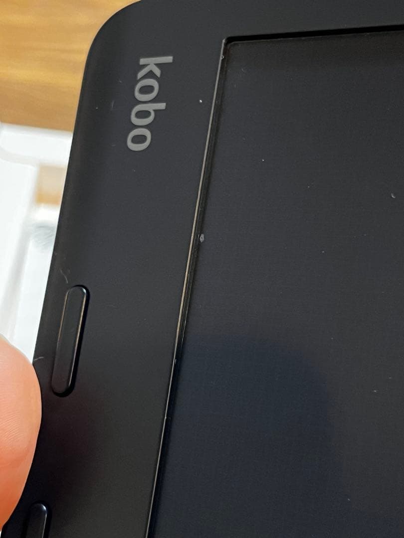 【数回使用】kobo libra colour ブラック 本体 カバー付き