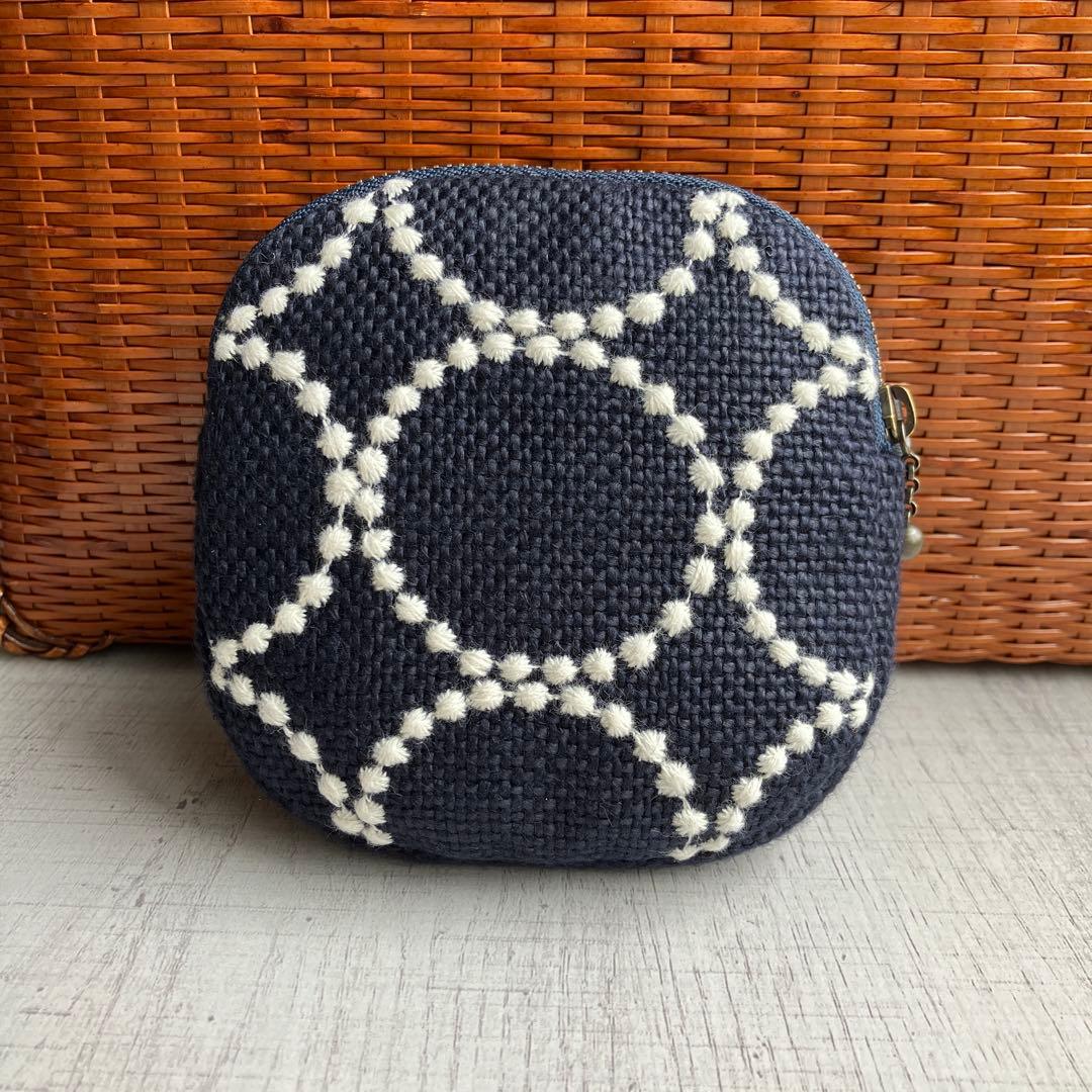 ハンドメイド　ミナペルホネン　ポーチ　少し大きめタイプ　②