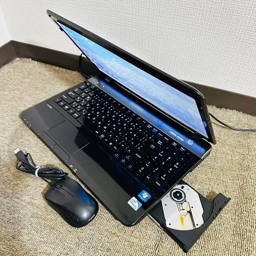 S179 NECノートパソコンSSD高速サクサク動くWindows11オフィス付
