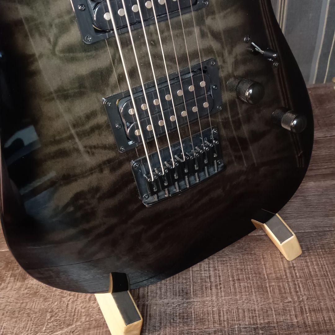 極美品 ibanez GRG7221QA アイバニーズ 7弦 ギター ギグケース