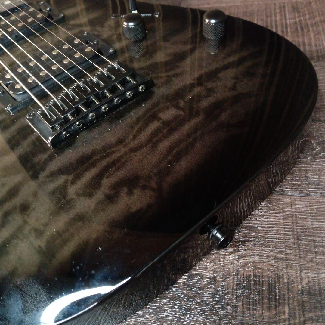 極美品 ibanez GRG7221QA アイバニーズ 7弦 ギター ギグケース