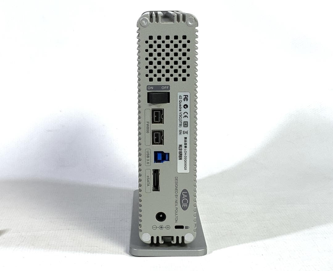 外付けハードディスク・ドライブ Lacie 3TB d2 Quadra V3C USB3.0 FireWire