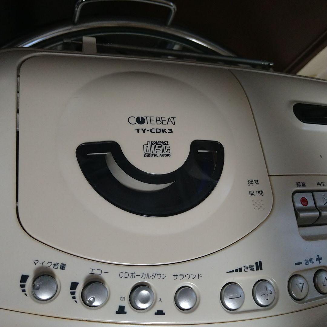 東芝 CDラジオカセットレコーダー リモコン付き