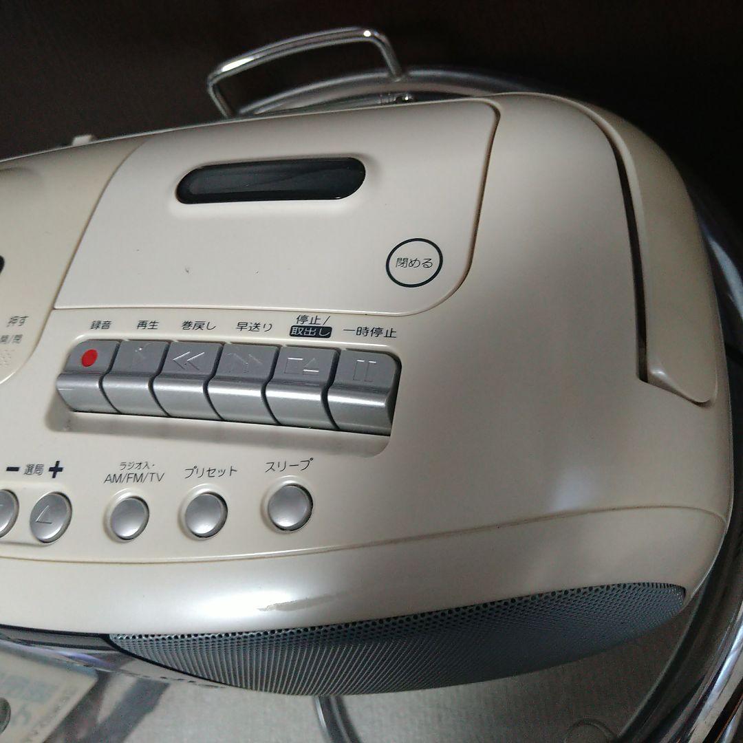 東芝 CDラジオカセットレコーダー リモコン付き