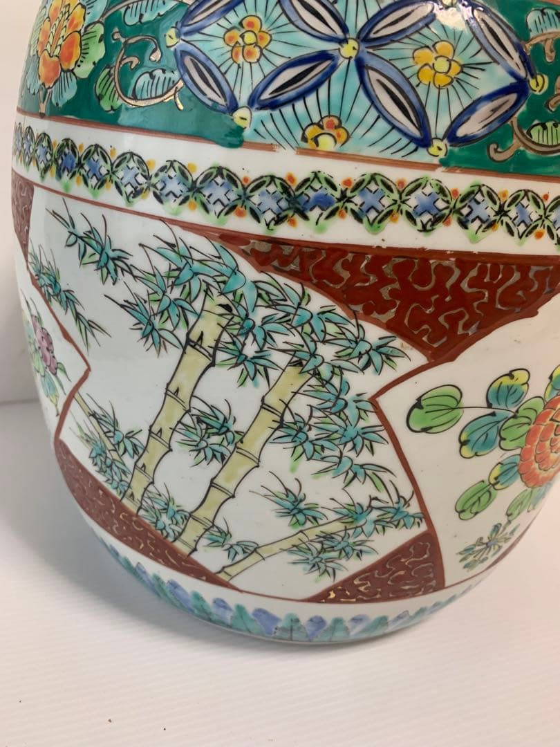 手炙り・火鉢　古伊万里・伊万里　十錦手　メダカ鉢　①