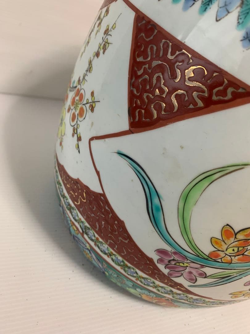 手炙り・火鉢　古伊万里・伊万里　十錦手　メダカ鉢　①