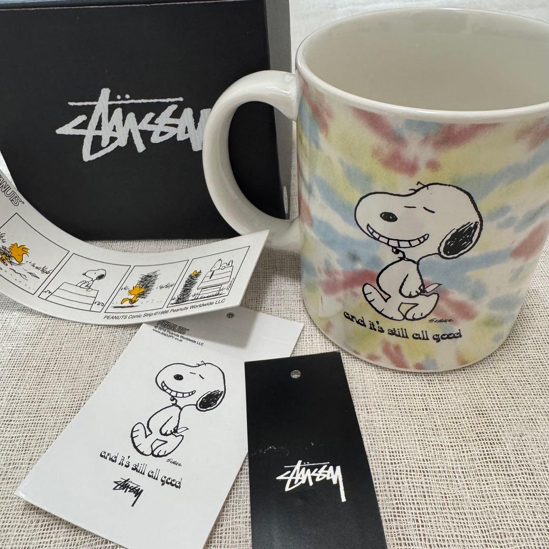 STUSSY SNOOPY PEANUTS マグカップ スヌーピー　レア！