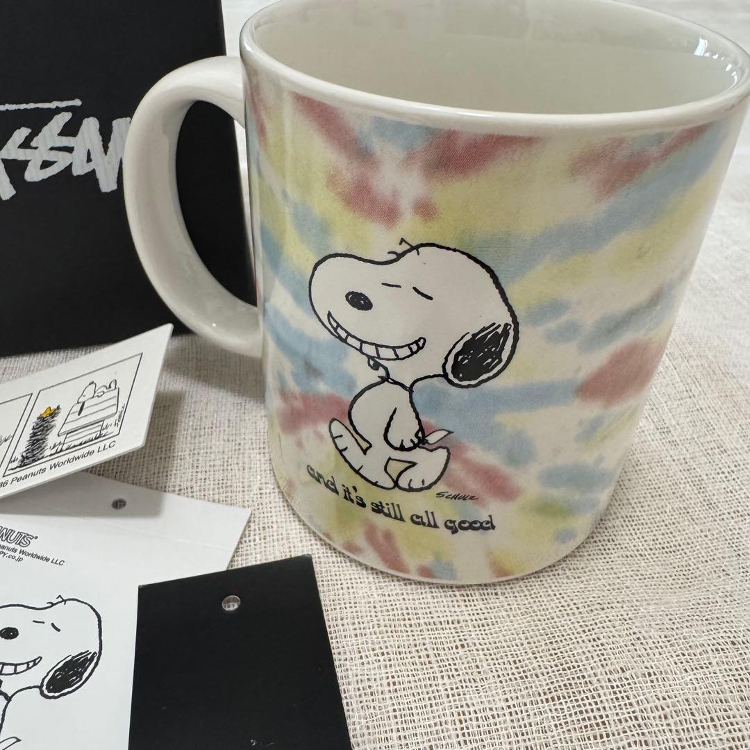 STUSSY SNOOPY PEANUTS マグカップ スヌーピー　レア！