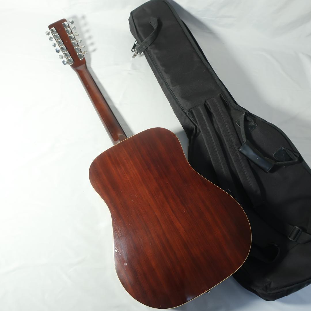 Morris B-23 12弦ギター ギグバッグ付 初期ロゴ 縦ロゴ 1971年