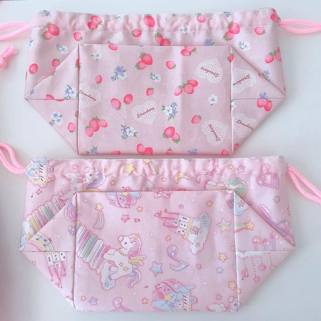 茉白様 巾着袋 お弁当袋 ハンドメイド