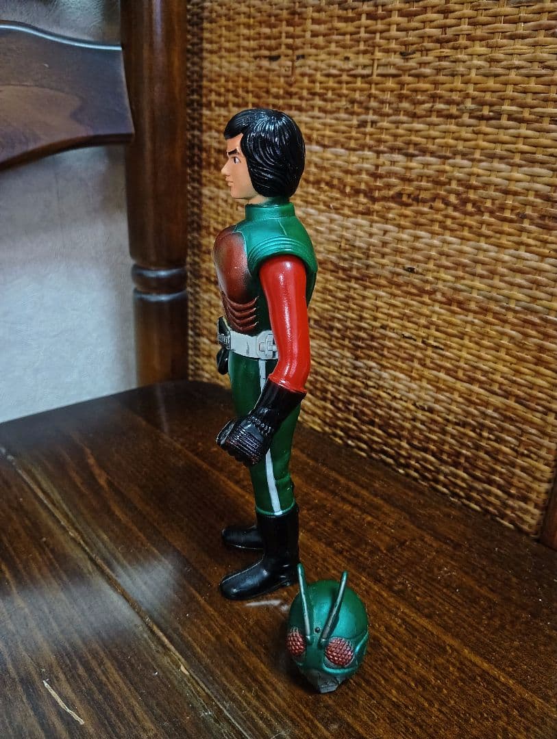 美品　仮面ライダー　スカイライダー　ソフビ　ポピー　石森プロ