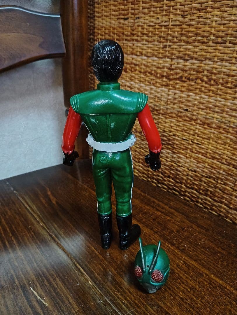 美品　仮面ライダー　スカイライダー　ソフビ　ポピー　石森プロ