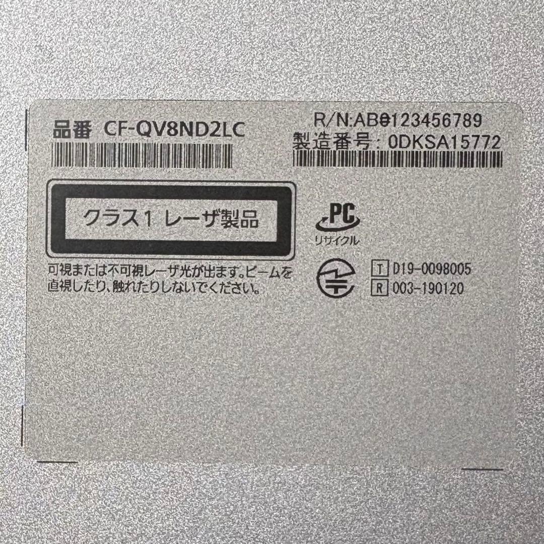 【訳あり】Let's note QV8【タッチパネル/i5/8GB/256GB】