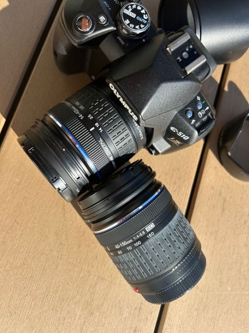m*ラ様 【美品】オリンパス一眼レフカメラ OLYMPUS E-510ダブルズー
