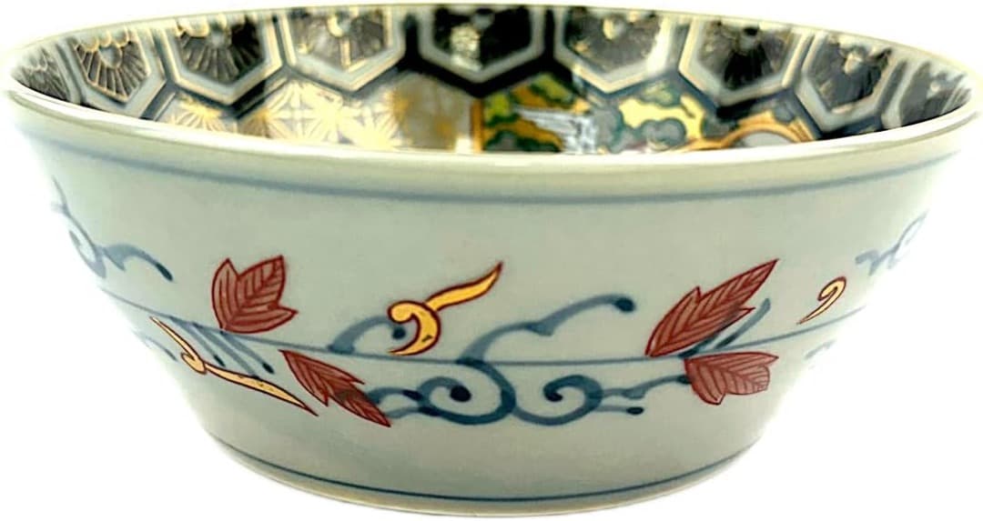 新品　林九郎窯　小鉢　金彩ロココ調　小鉢　波佐見焼　直径13.4cm　ボウル　①