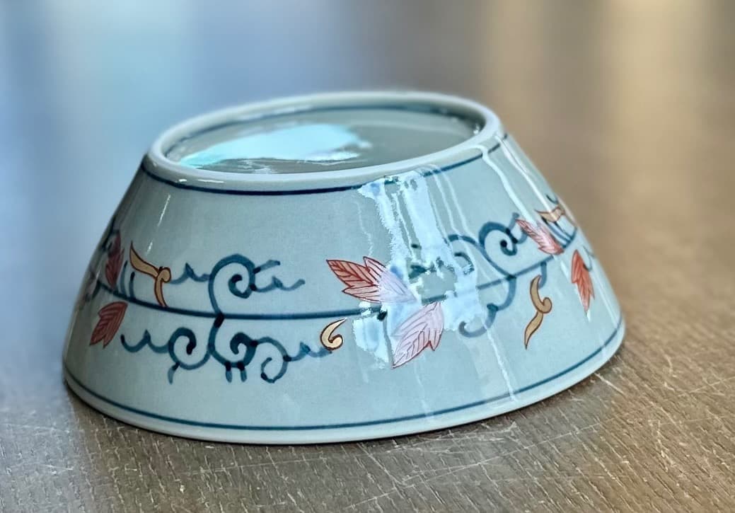 新品　林九郎窯　小鉢　金彩ロココ調　小鉢　波佐見焼　直径13.4cm　ボウル　①