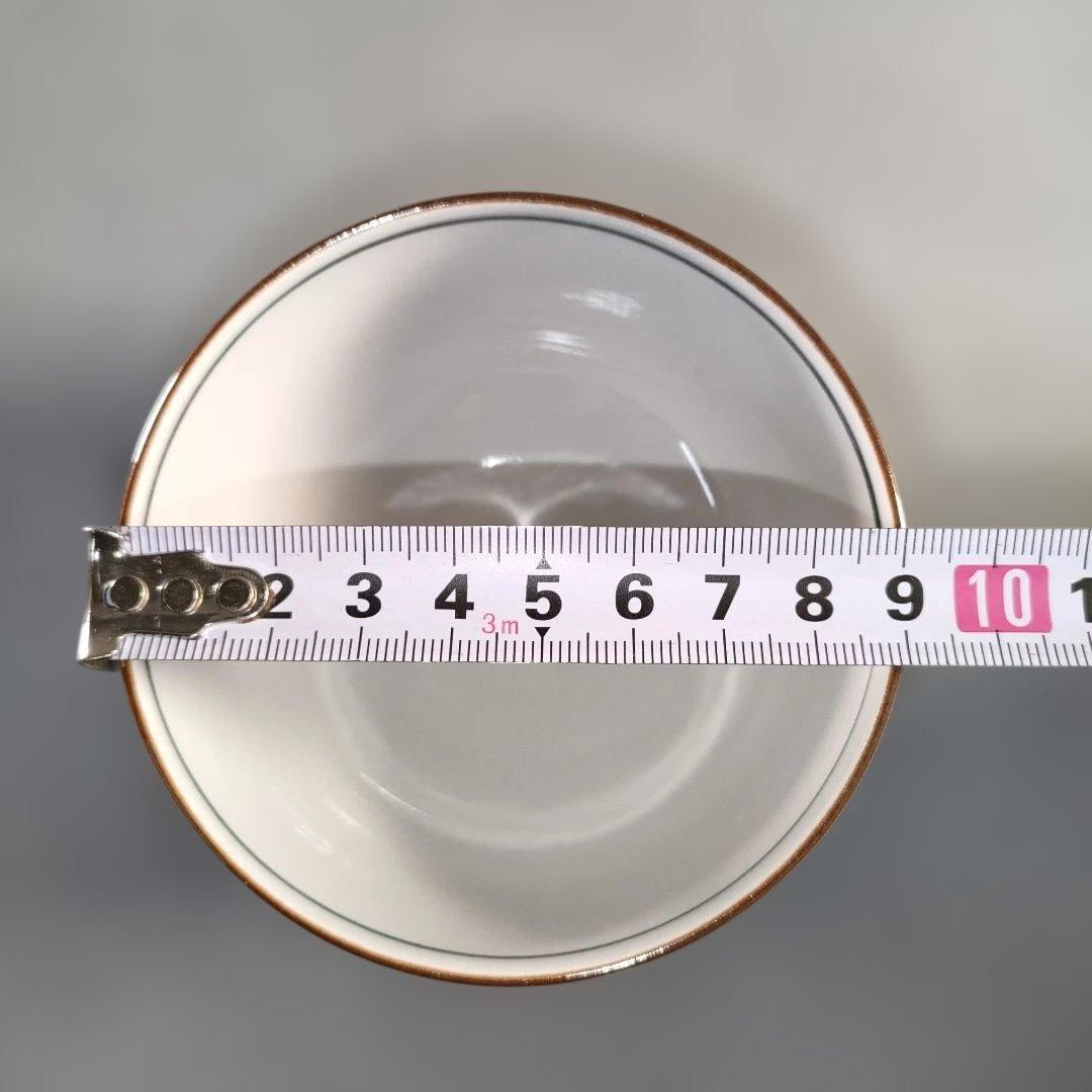 A1384-1/京焼・清水焼/平安瑞古 造/古染山水蓋付汲出茶碗5客/共箱/茶器