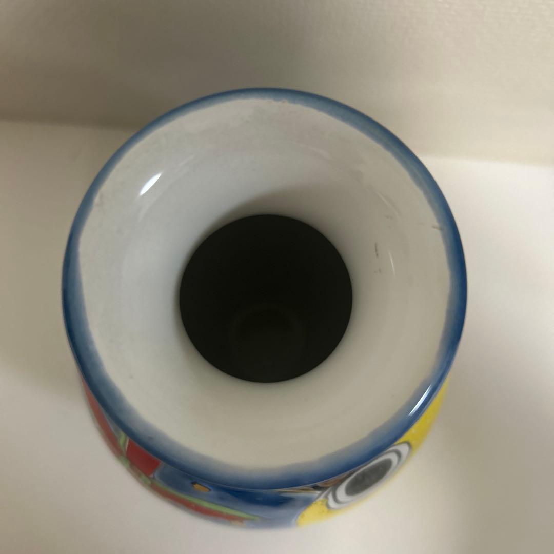 ニーノ・パルッカ（Nino Parrucca）のイタリア製シチリア陶器の花瓶　魚