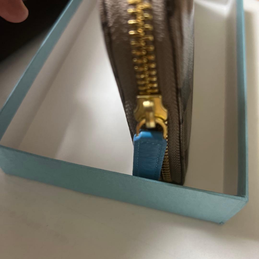 【仙福屋のコ型財布】南蛮七宝 茶黒／紹巴織(西陣織コーティング)