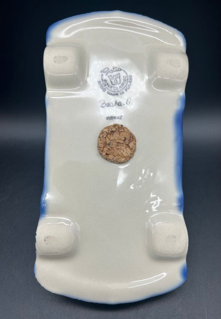 陶器　ポーリッシュポタリー　セラミカ　ガリア社　ユニカットシリーズ　バンク