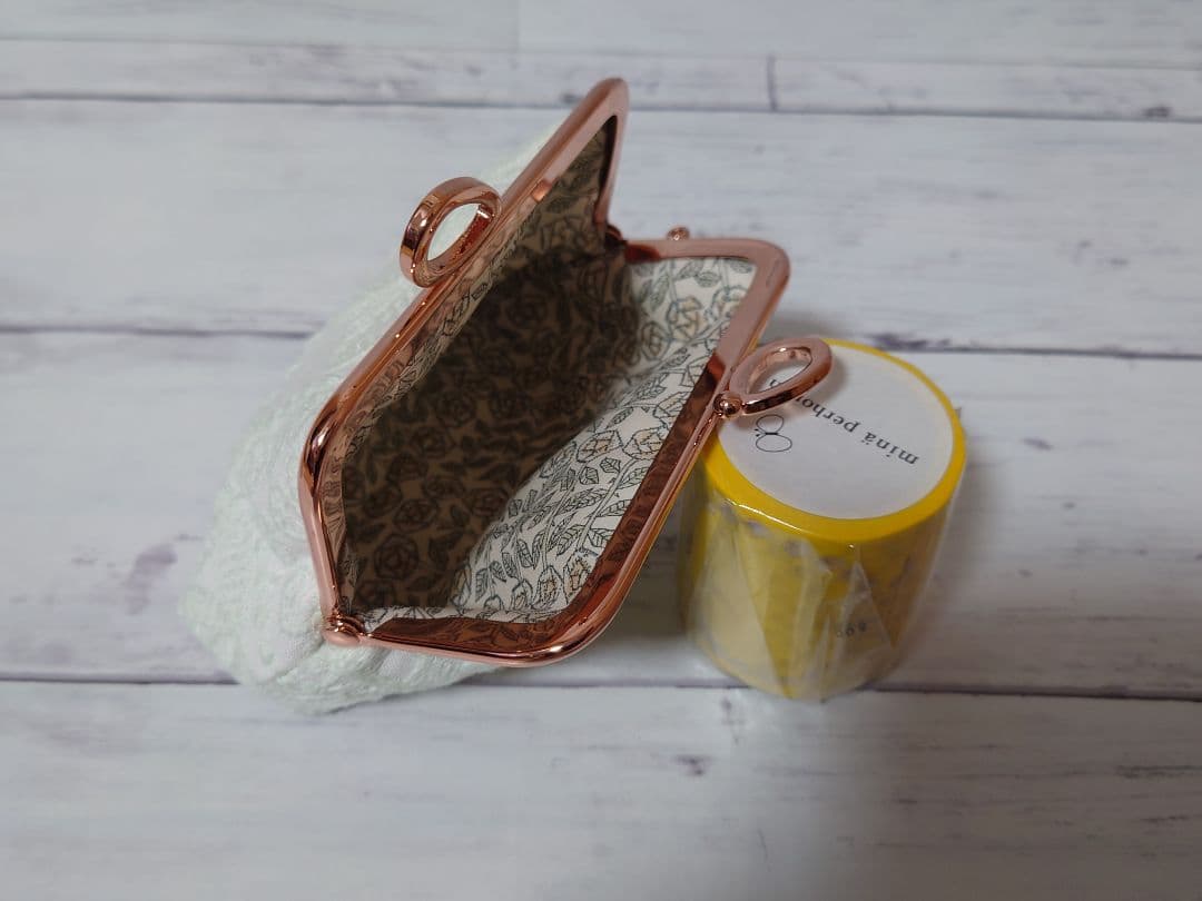 3点セット forest tile white ミナペルホネン　クラッチバッグ