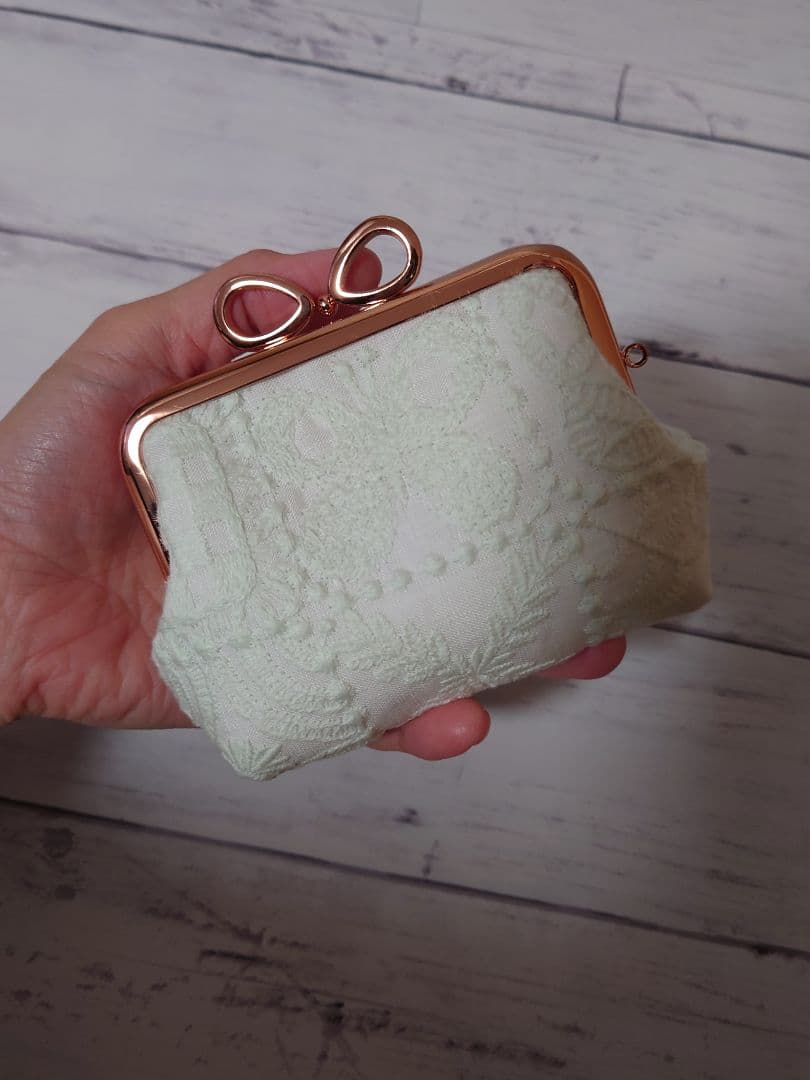 3点セット forest tile white ミナペルホネン　クラッチバッグ