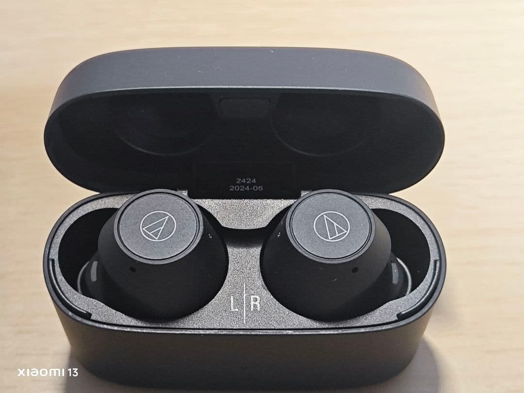 【ほぼ未使用】Audio-Technica ATH-CKS30TW+ ブラック