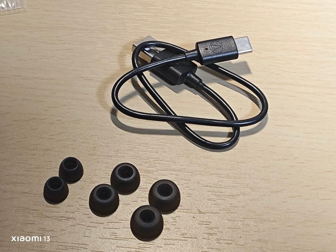 【ほぼ未使用】Audio-Technica ATH-CKS30TW+ ブラック