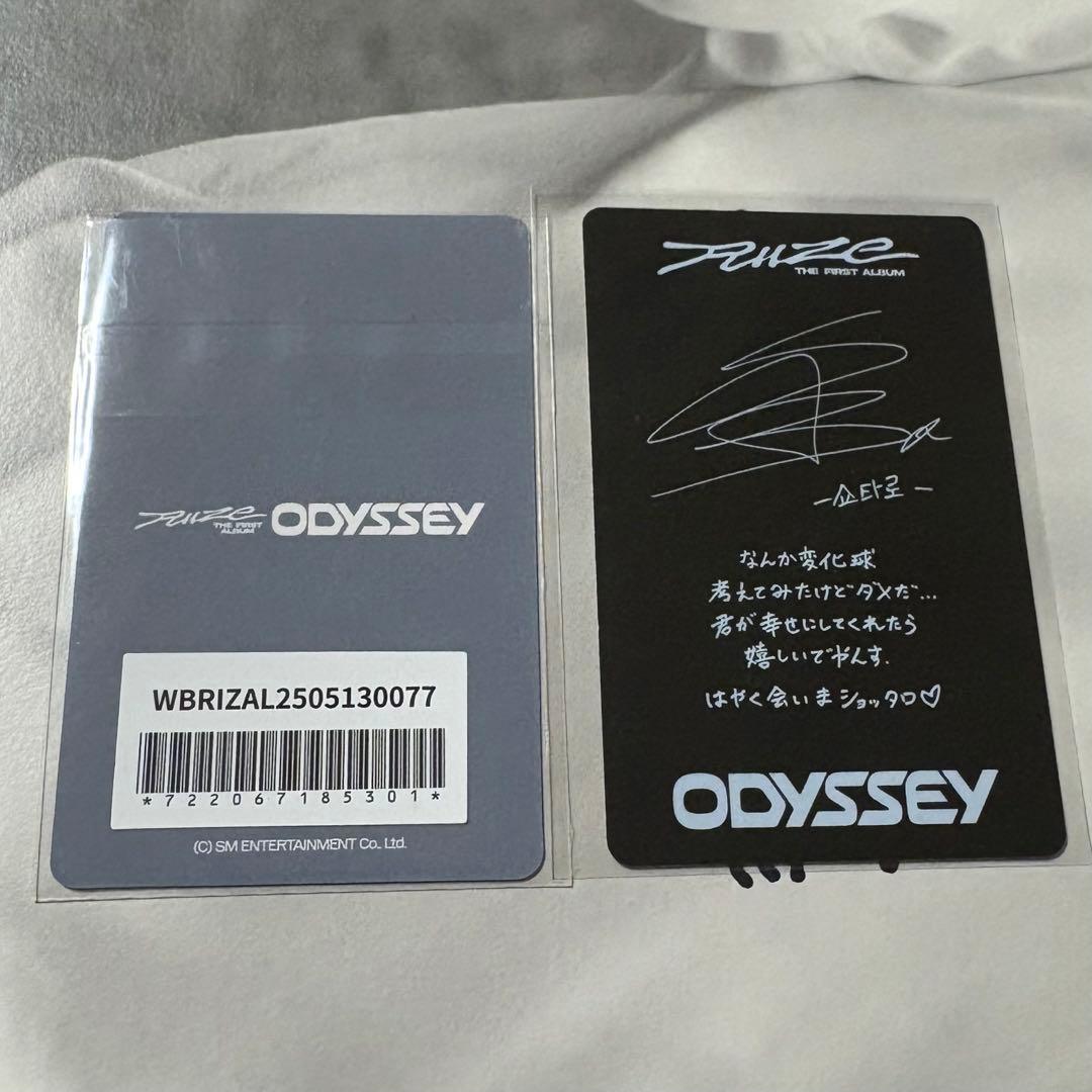 RIIZE odyssey ショウタロウ weverse ラキドロ トレカ