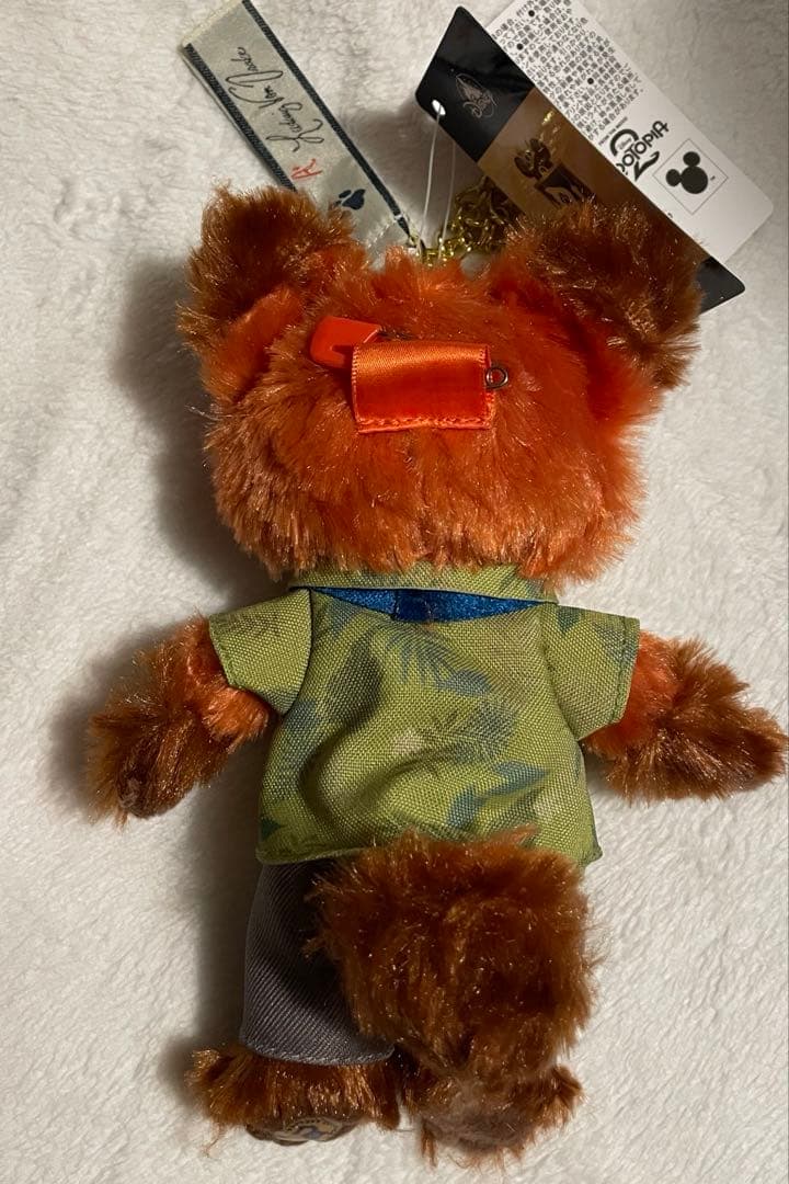 ユニベアシティ ズートピア ニック パウシクル ぬいぐるみキーチェーン