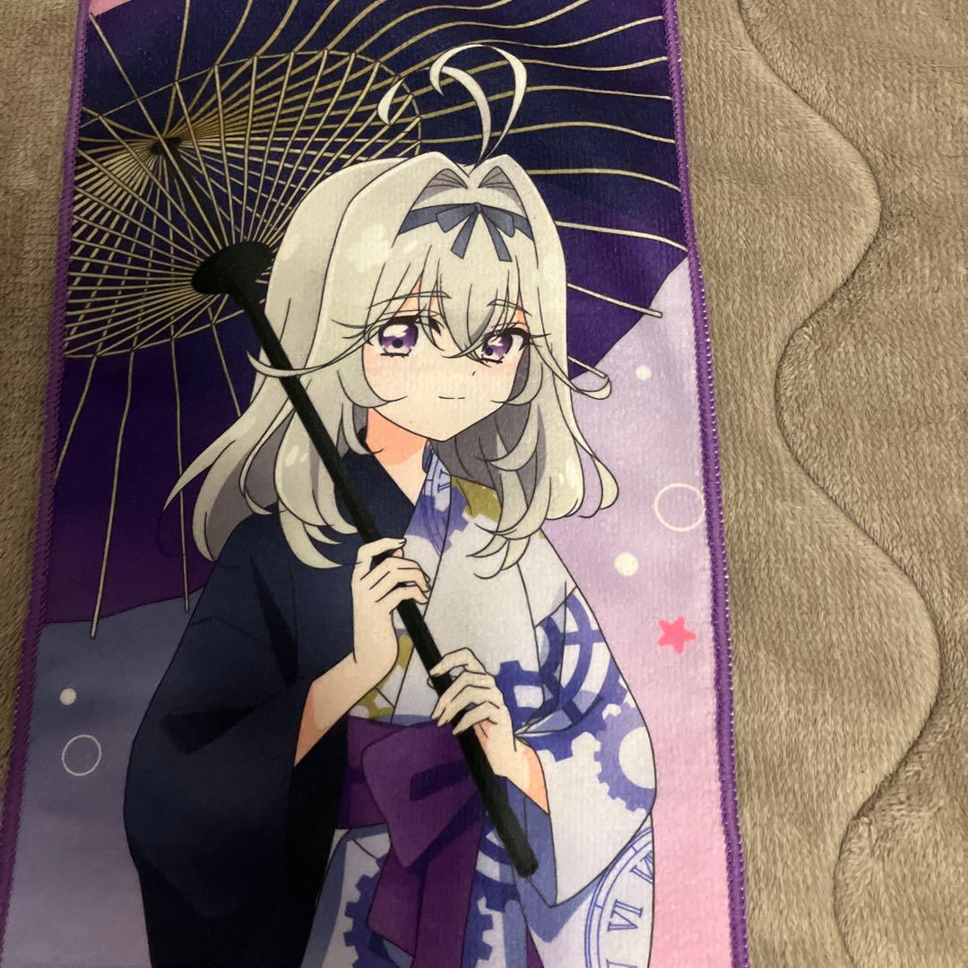 名探偵プリキュア　極楽湯　マフラータオル　森亜るるか