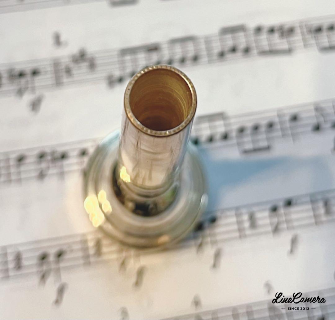 バック トランペット マウスピース 3B 銀メッキ仕上げ