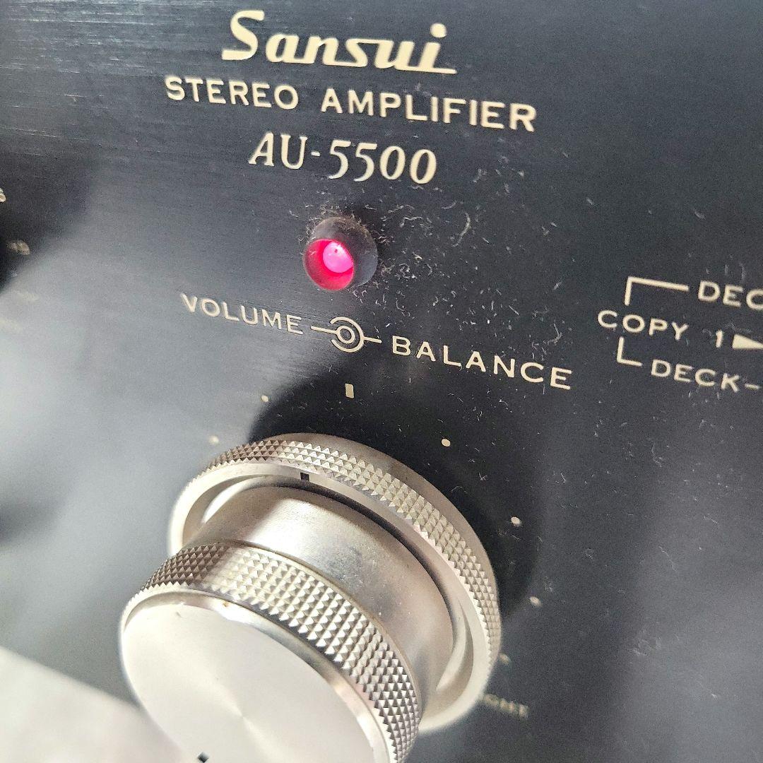 マ*ン様 Vintage AMP サンスイ AU-5500 プリメインアンプ ジ